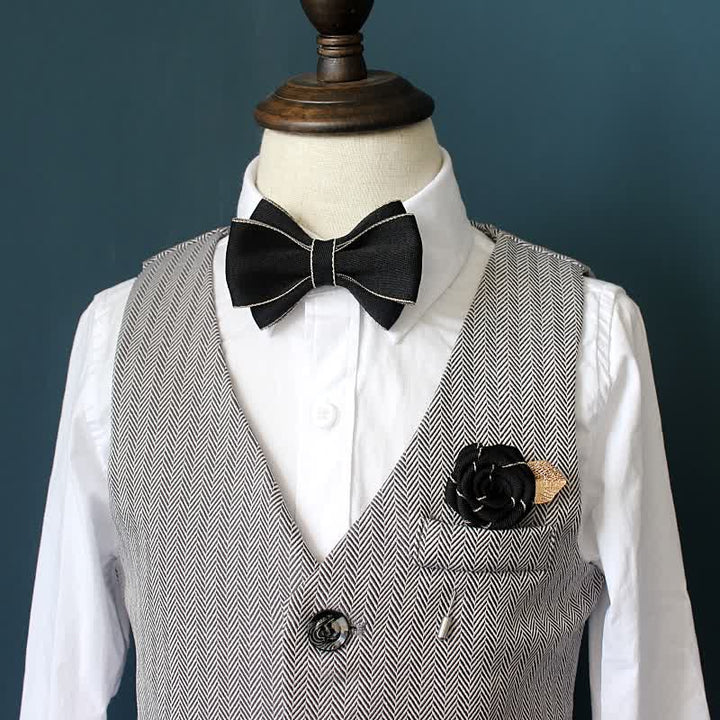 Set di 2 cravatte a farfalla multistrato Little Gentleman per bambini
