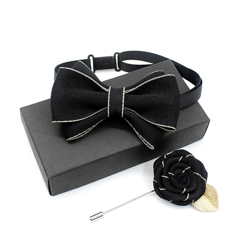 Set di 2 cravatte a farfalla multistrato Little Gentleman per bambini