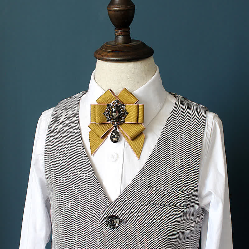 Papillon luminoso con cristalli pendenti in stile britannico per bambini - image 5