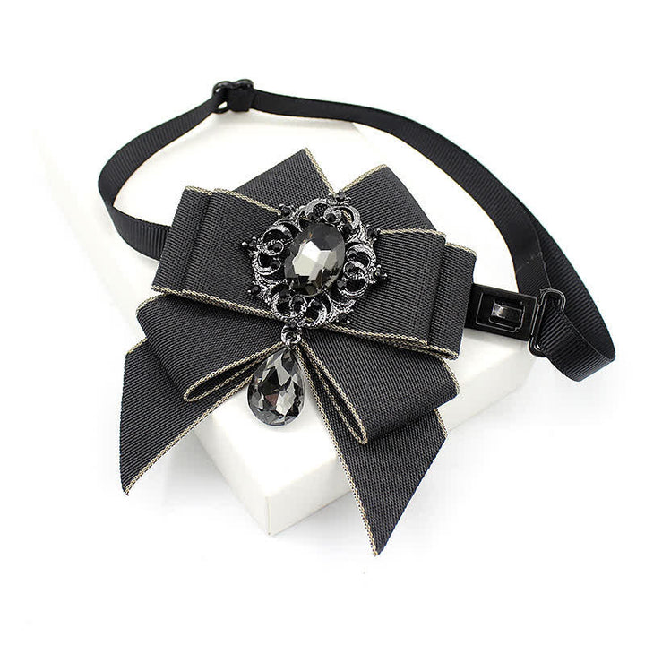 Papillon luminoso con cristalli pendenti in stile britannico per bambini - Grigio - image 6