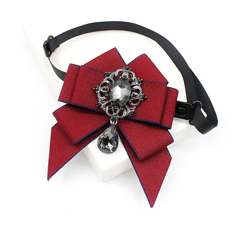 Papillon luminoso con cristalli pendenti in stile britannico per bambini