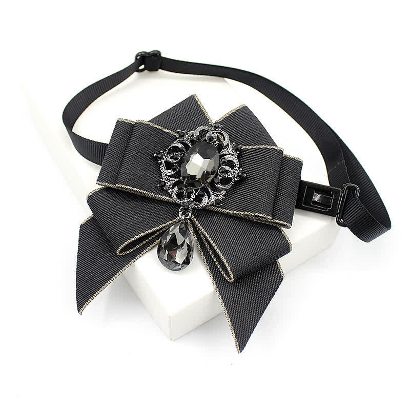 Papillon luminoso con cristalli pendenti in stile britannico per bambini - Grigio - image 6