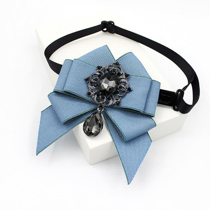 Papillon luminoso con cristalli pendenti in stile britannico per bambini - Blu - image 7