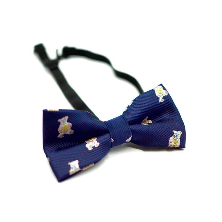 Papillon in twill con motivi di cartoni animati divertenti per bambini