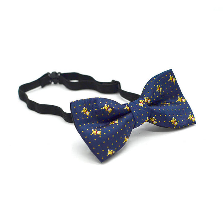 Papillon in twill con motivi di cartoni animati divertenti per bambini