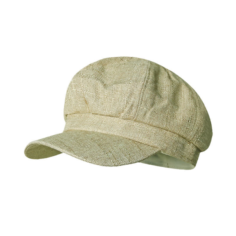 Cappello basco traspirante vintage ottagonale da giornalaio