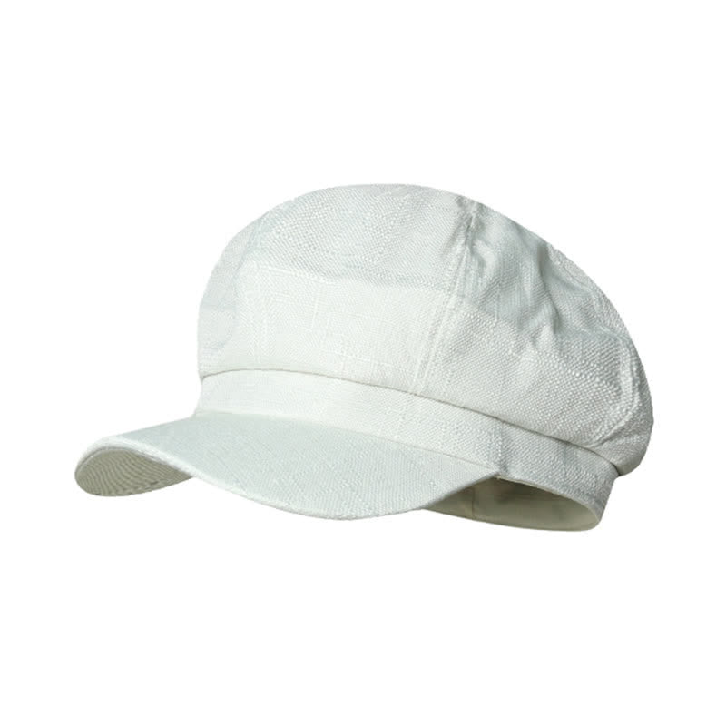 Cappello basco traspirante vintage ottagonale da giornalaio