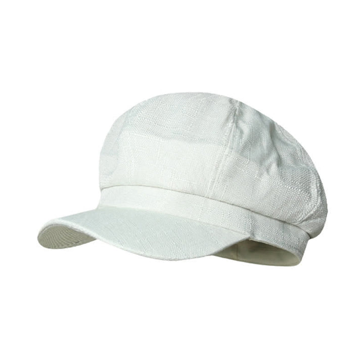 Cappello basco traspirante vintage ottagonale da giornalaio