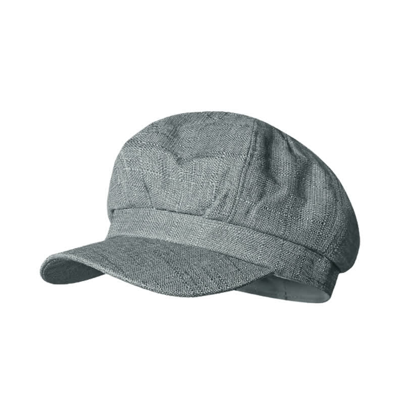 Cappello basco traspirante vintage ottagonale da giornalaio