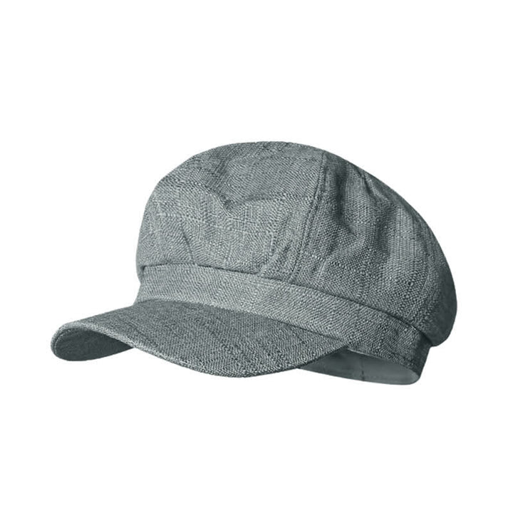 Cappello basco traspirante vintage ottagonale da giornalaio