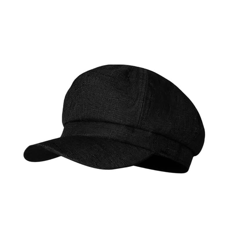 Cappello basco traspirante vintage ottagonale da giornalaio