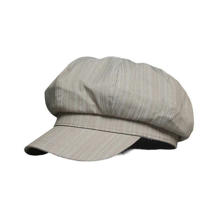 Cappello basco a strisce verticali da artista pittore