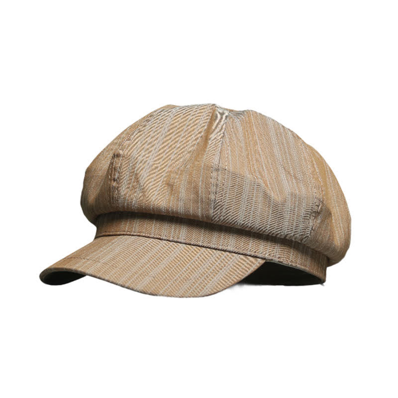 Cappello basco a strisce verticali da artista pittore