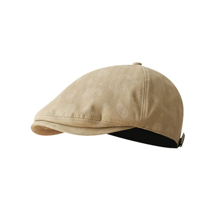 Cappello basco con stampa floreale Paisley - Cachi - Misura M (22"-22 7/8") - image 0