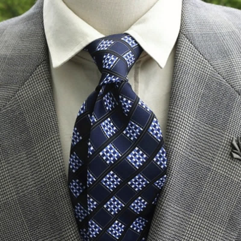Cravatta Boho con motivo floreale fantastico da uomo
