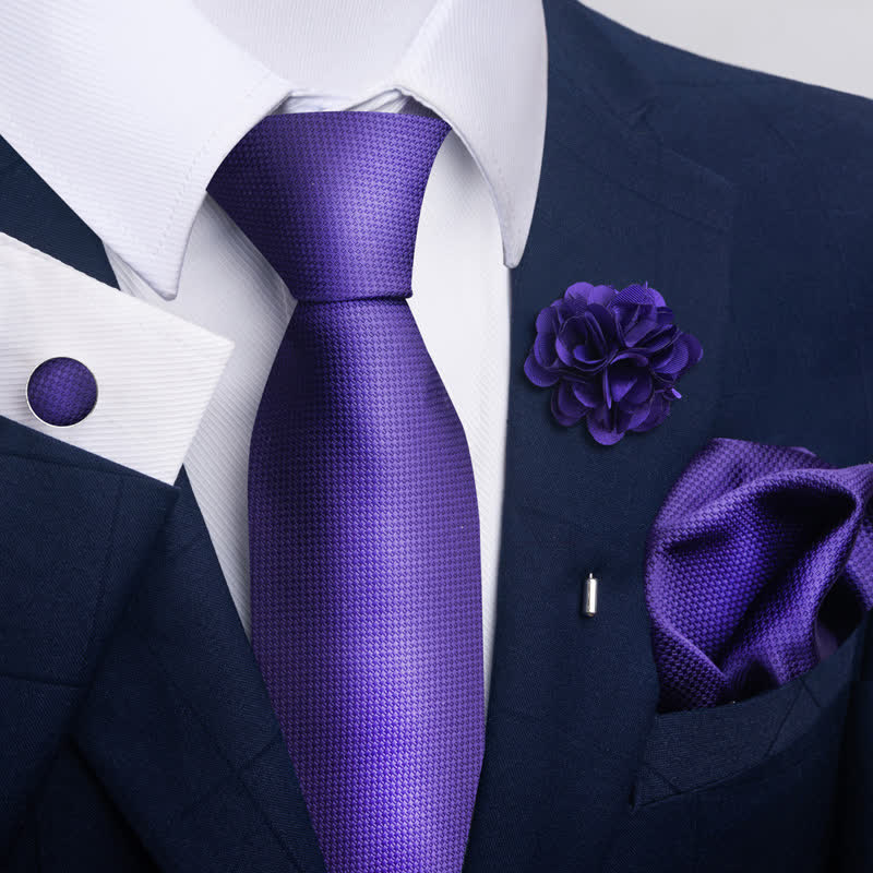 Set di 4 fazzoletti da taschino formali classici da uomo