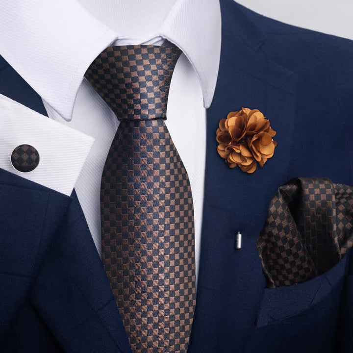 Set di 4 fazzoletti da taschino formali classici da uomo