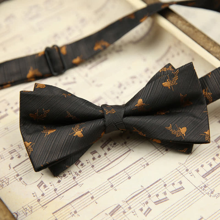 Papillon elegante da uomo a doppio strato per matrimonio e lavoro
