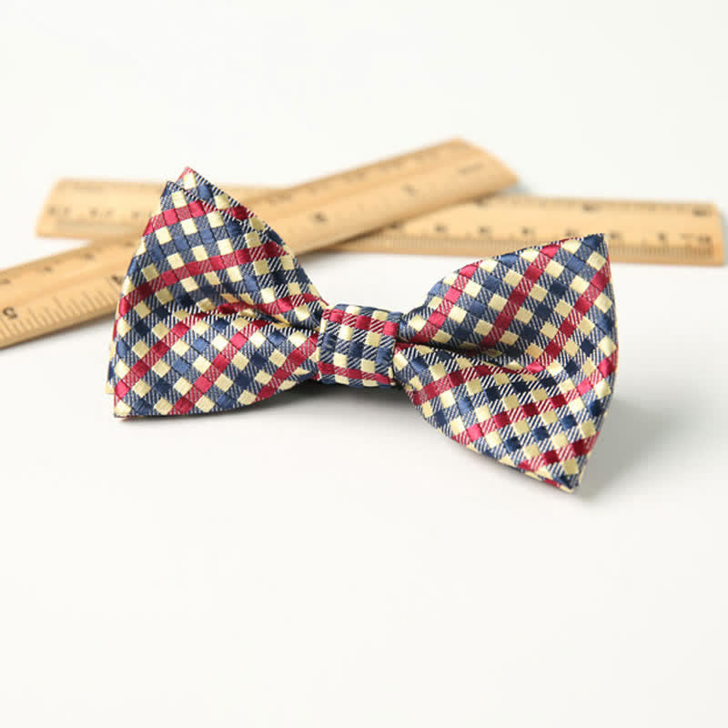 Papillon divertente ed elegante a doppio strato stampato carino per bambini
