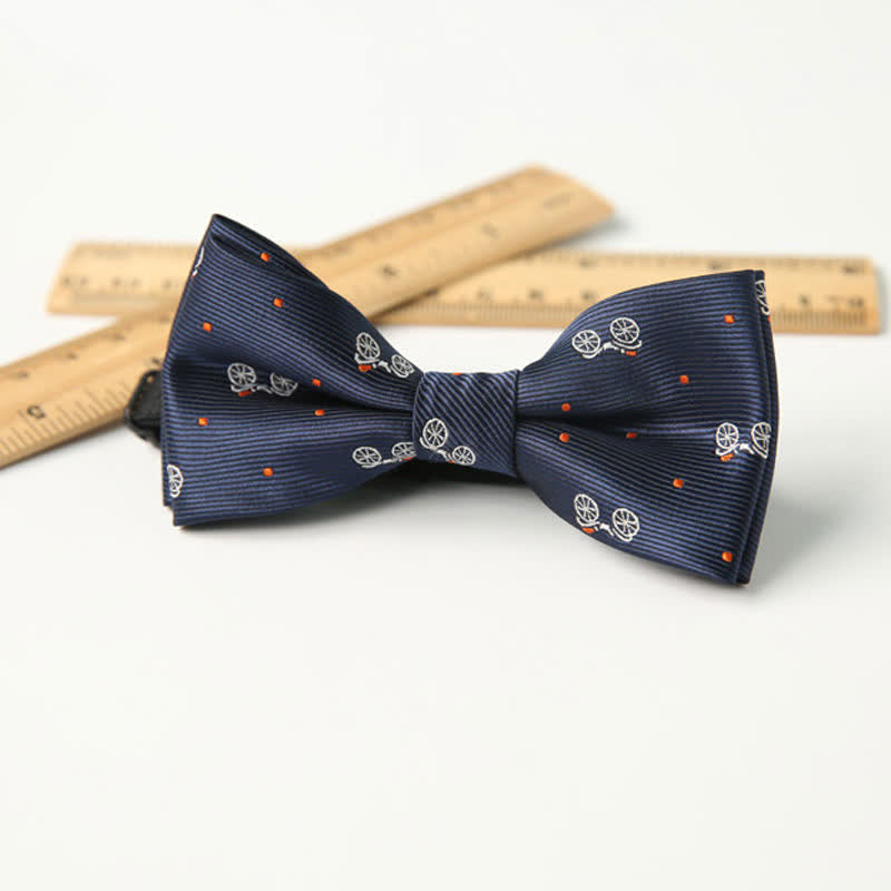Papillon divertente ed elegante a doppio strato stampato carino per bambini