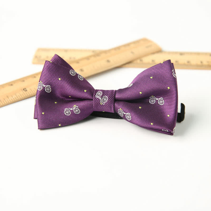 Papillon divertente ed elegante a doppio strato stampato carino per bambini