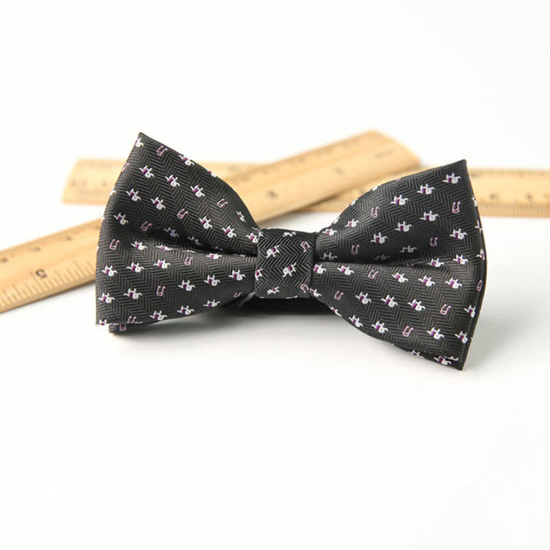 Papillon divertente ed elegante a doppio strato stampato carino per bambini