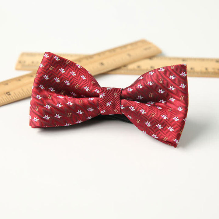 Papillon divertente ed elegante a doppio strato stampato carino per bambini