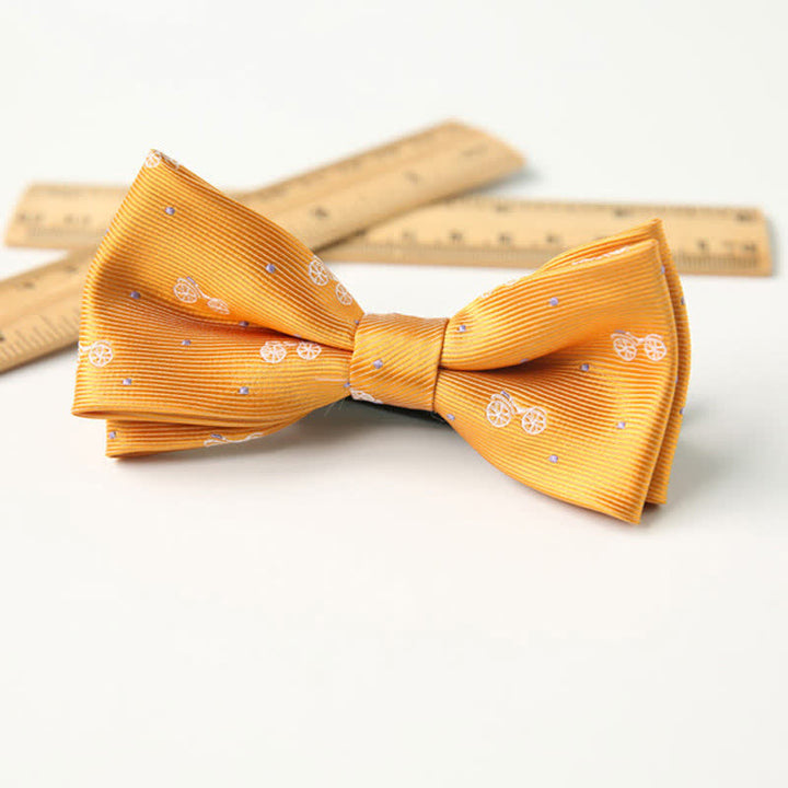 Papillon divertente ed elegante a doppio strato stampato carino per bambini