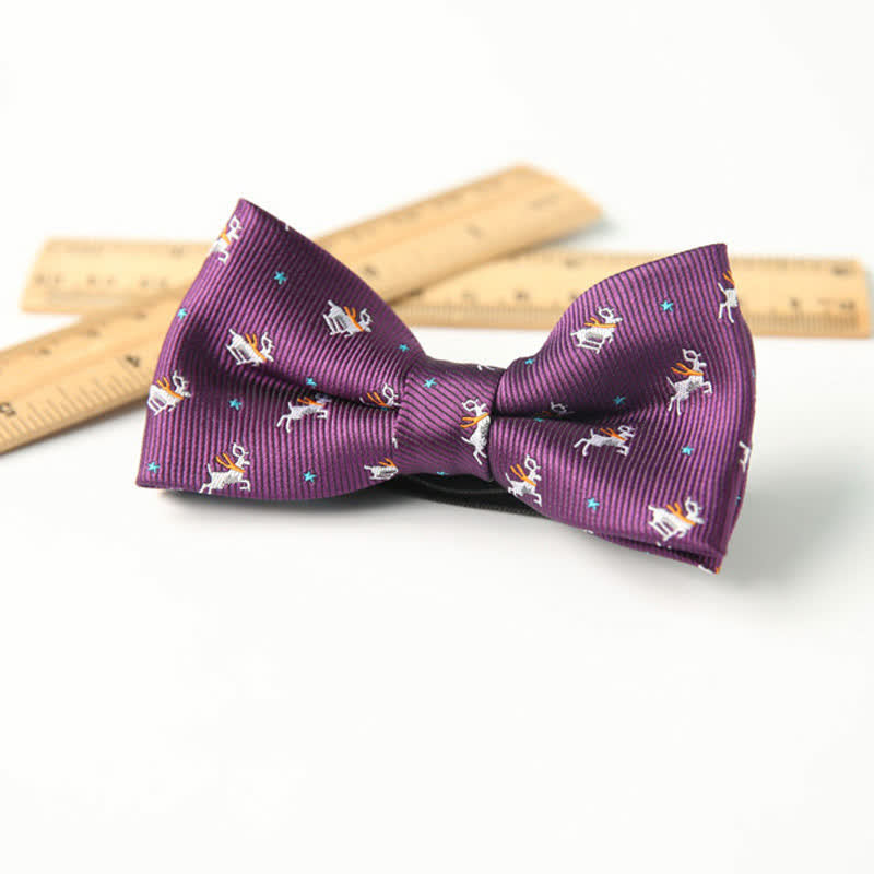 Papillon divertente ed elegante a doppio strato stampato carino per bambini