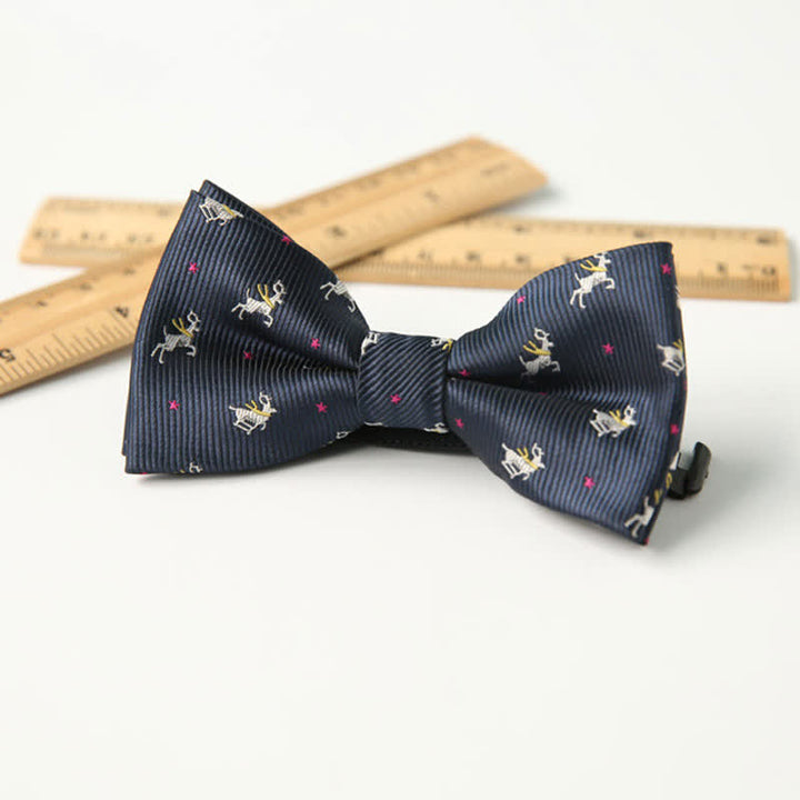 Papillon divertente ed elegante a doppio strato stampato carino per bambini