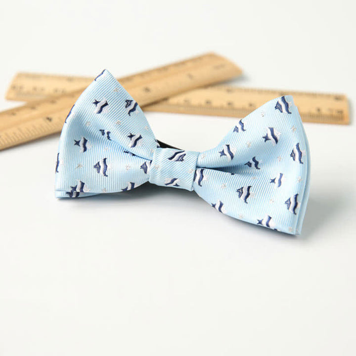 Papillon divertente ed elegante a doppio strato stampato carino per bambini