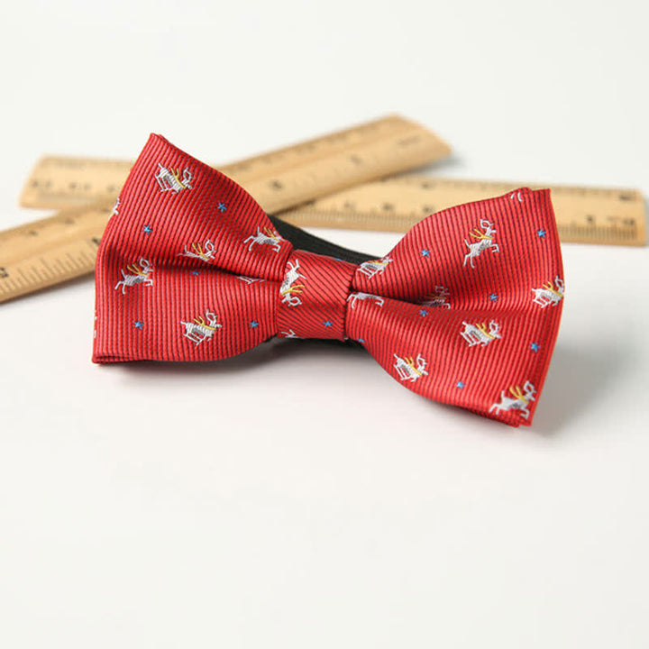 Papillon divertente ed elegante a doppio strato stampato carino per bambini