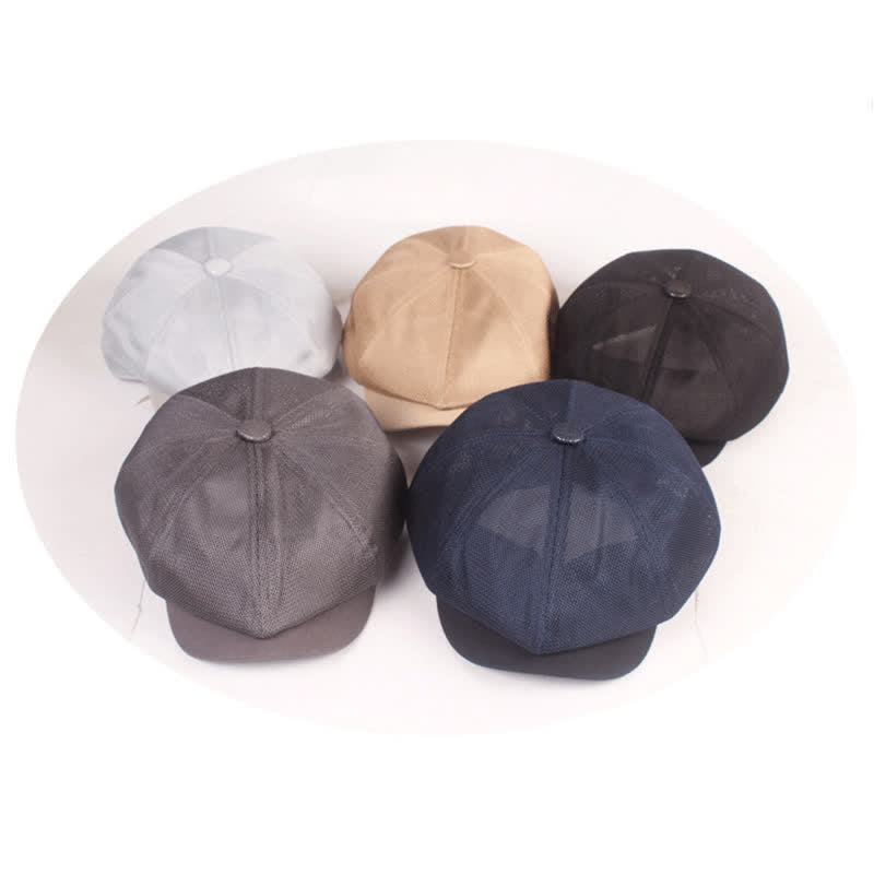 Cappello estivo da tassista in rete traspirante