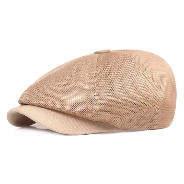 Cappello estivo da tassista in rete traspirante - Cachi - Misura M (22"-22 7/8") - image 5