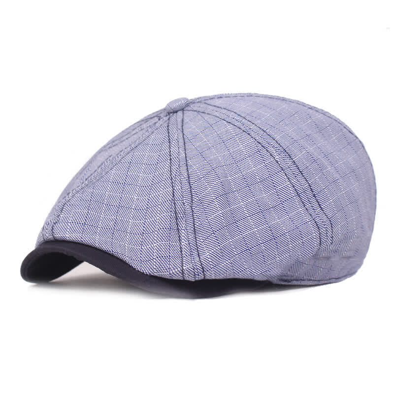 Classico berretto scozzese a 8 pannelli Newsboy - Azzurro chiaro - Regolabile (21 5/8"-23 1/4") - image 8