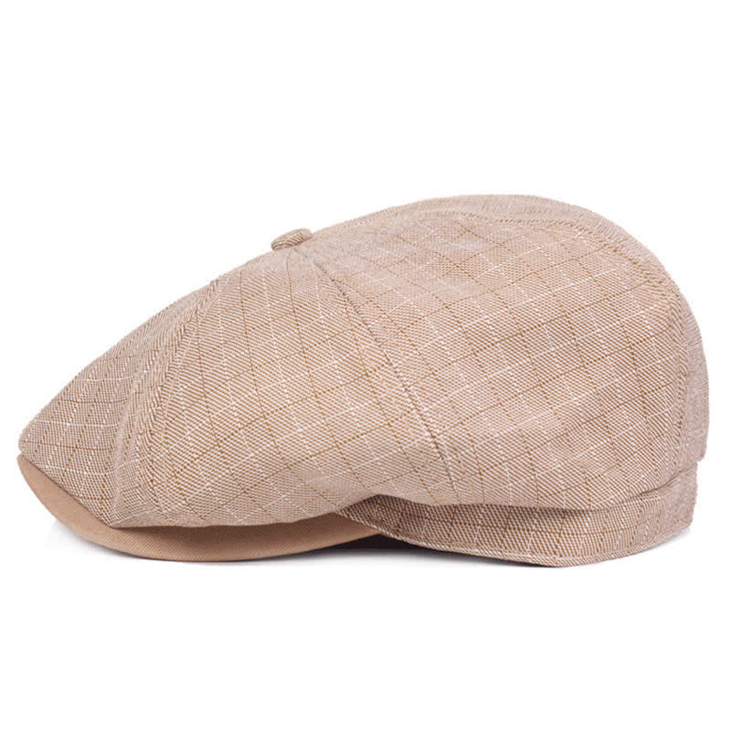 Classico berretto scozzese a 8 pannelli Newsboy
