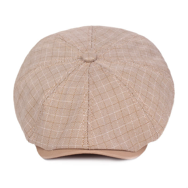 Classico berretto scozzese a 8 pannelli Newsboy