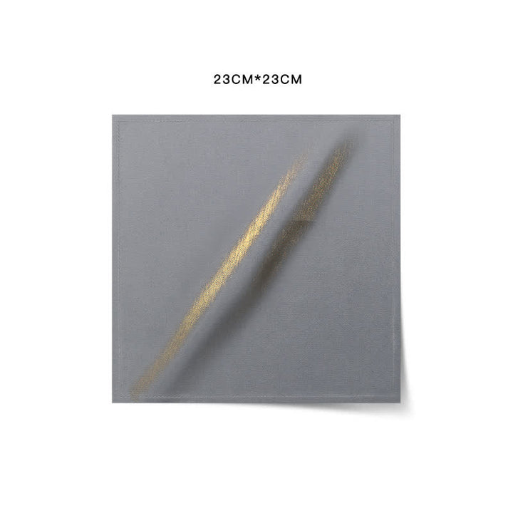 Papillon doppio strato grigio brillante da uomo - Fazzoletto - image 7