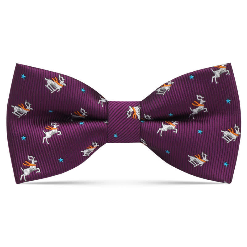 Papillon con motivi animali dei cartoni animati interessanti per bambini - Cervo viola - image 13