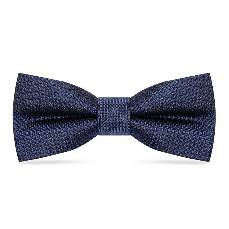 Papillon in twill con orsetto di peluche birichino per bambini - Blu scuro - image 5