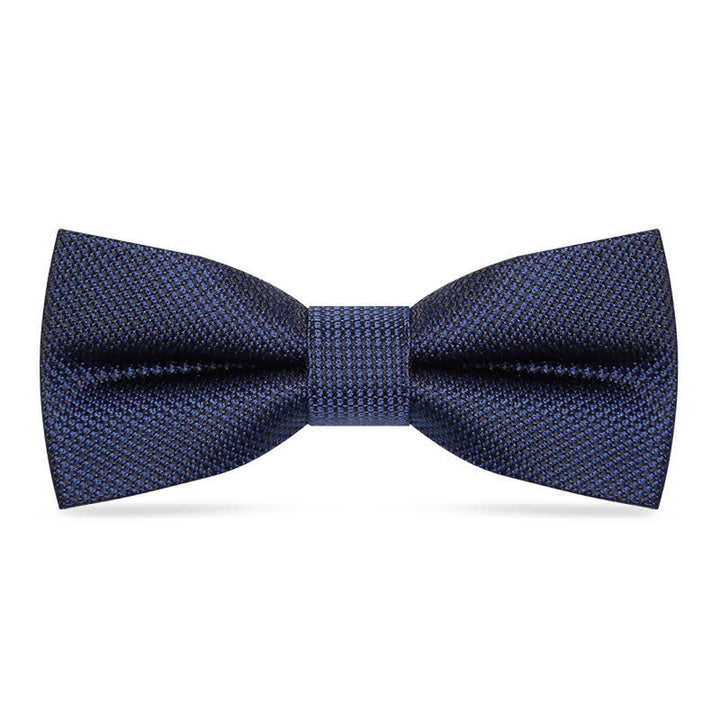 Papillon in twill con orsetto di peluche birichino per bambini - Blu scuro - image 5