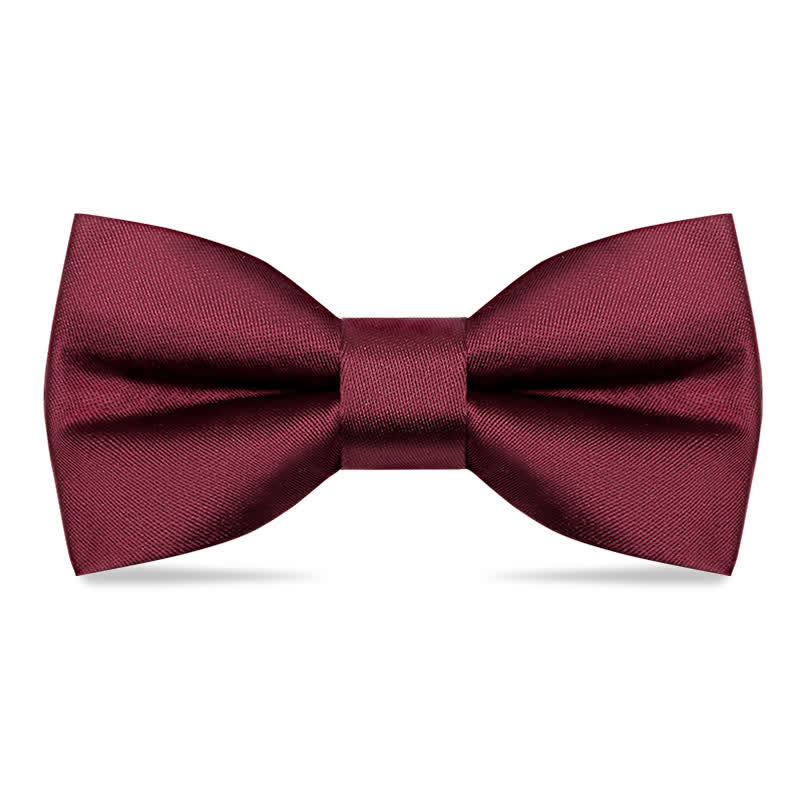 Papillon in twill con orsetto di peluche birichino per bambini - Rosso scuro - image 6