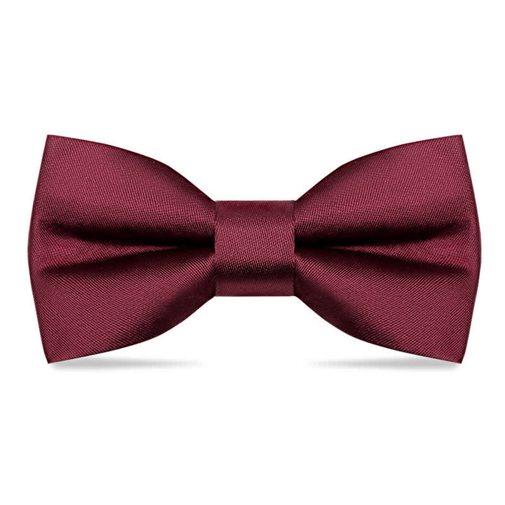 Papillon in twill con orsetto di peluche birichino per bambini - Rosso scuro - image 6