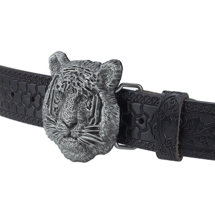 Cintura decorativa in pelle western Toger Head Jeans