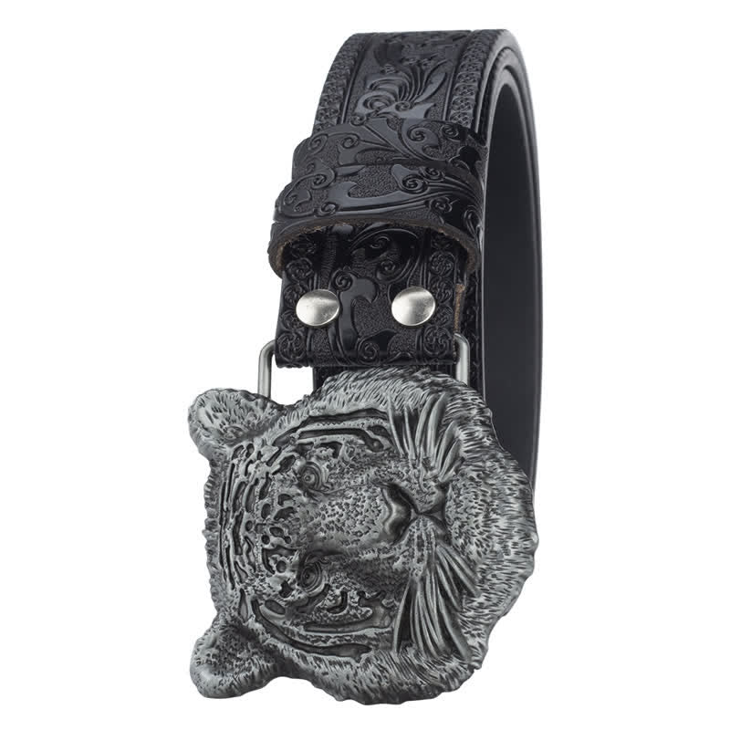 Cintura decorativa in pelle western Toger Head Jeans