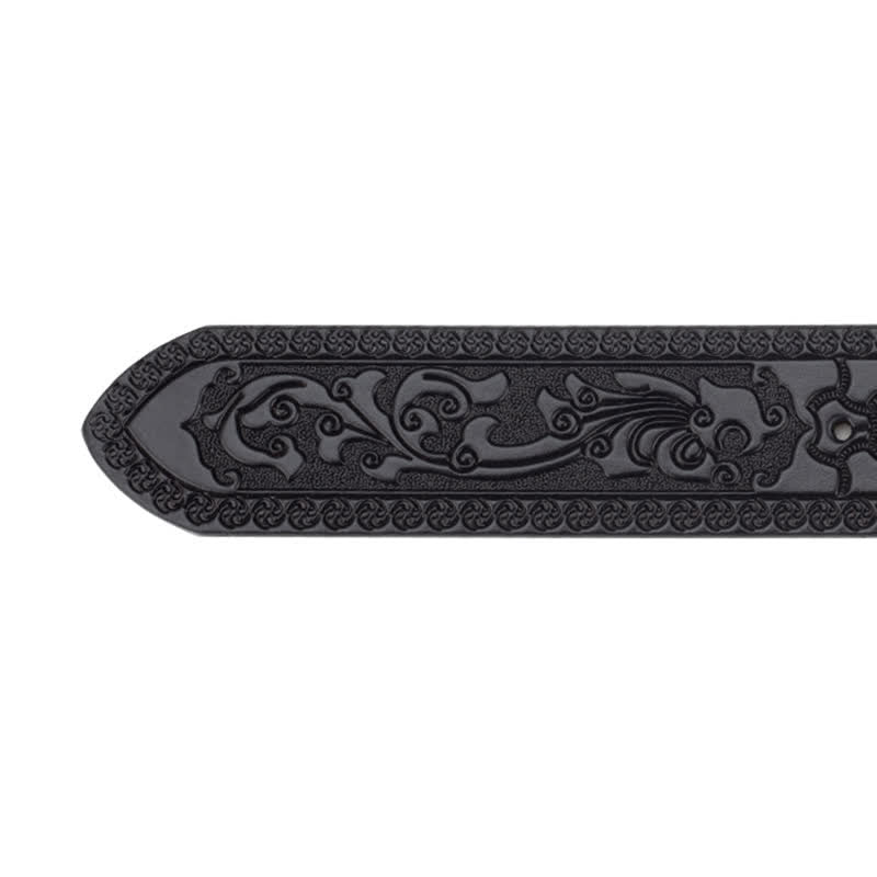 Cintura decorativa in pelle western Toger Head Jeans