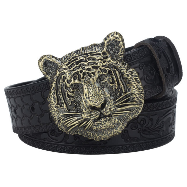 Cintura decorativa in pelle western Toger Head Jeans