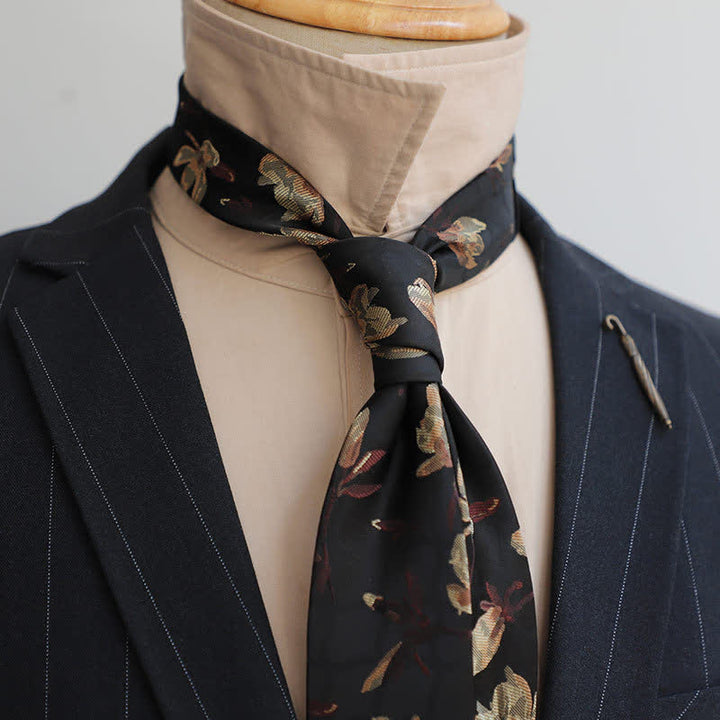 Cravatta da uomo Gentleman Flourish Vintage Flower