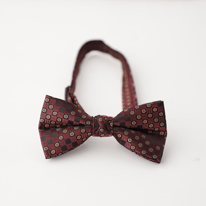 Papillon da uomo in stile vintage con motivo sfumato