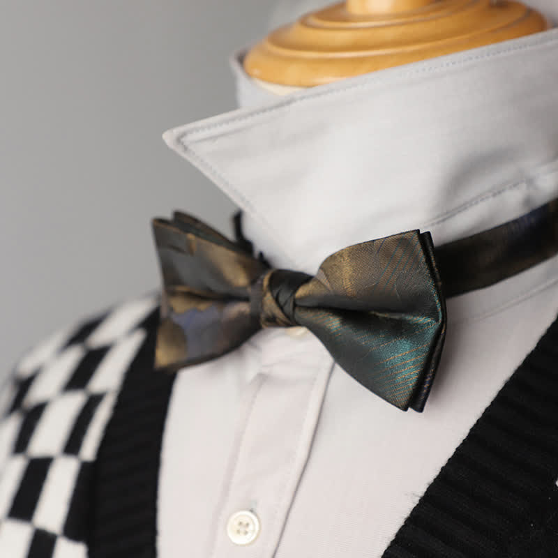 Papillon da uomo in stile vintage con motivo sfumato